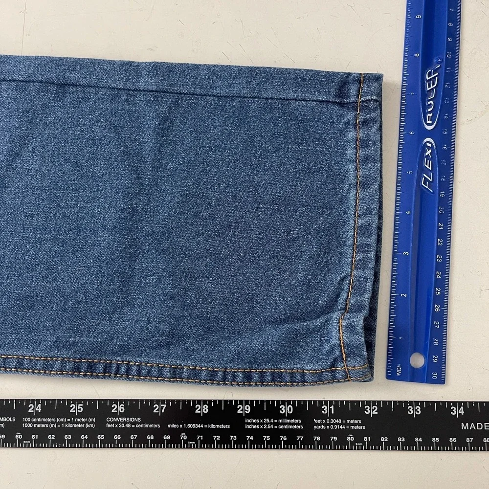 Levis 511 Jeans Mens 36x32 Blue Slim Fit Medium Wash Denim Grunge Skater Preppy